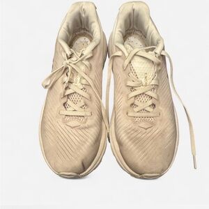 Women's Cream Athletic Shoes
